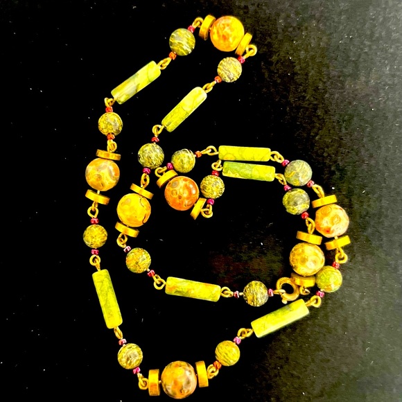 Multicolored Beads Necklace - Picture 1 of 5